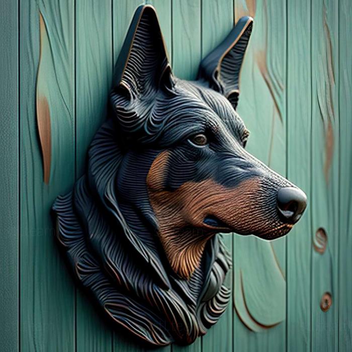 3D model Beauceron dog (STL)